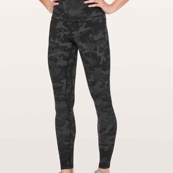 Lululemon Align Pant *Full Length 28" Incognito Camo Multi Grey Women's 8 - Picture 8 of 9